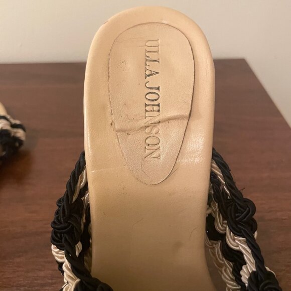 Ulla Johnson Raffia Lace Up Sandals - Picture 8 of 9